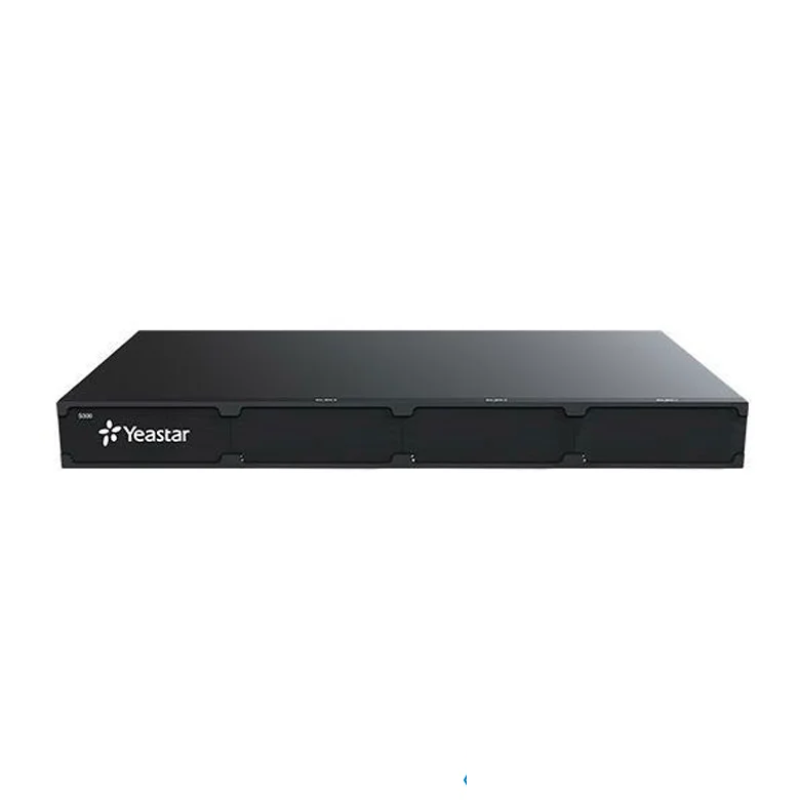 Yeastar S300 - Autocommutateur - Serveur VoIP - IPBX - pour 300 à 500 Utilisateurs, 60 à 120 Appels Simultanés, 24 Ports Analogiques/BRI, 6 Ports GSM, 3 Ports E1/T1/J1, 100 Trunks VoIP, Modulaire ( Modules vendus séparément)