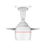 EZVIZ H3c, Caméra de sécurité WiFi extérieure 4MP 2K CCTV pour la maison avec vision nocturne couleur, détection de forme humaine AI, défense active, résistante aux intempéries, conversation bidirectionnelle, voix personnalisable, fonctionne avec Ale