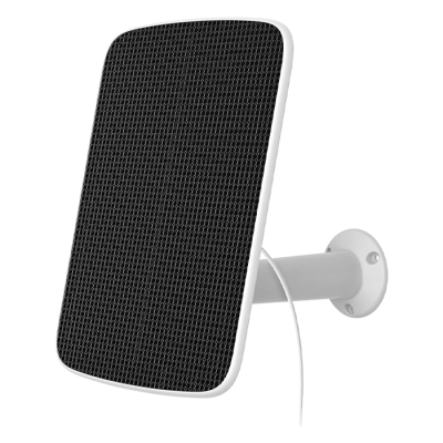 EZVIZ Panneau Solaire E avec Interface de Type C et Micro USB pour Caméra Surveillance sur Batterie EZVIZ EB8, CB8, BC1C, CB3, BC1, IP65 Étanche, 6.18W, 6V, Montage Réglable avec Câble de 4 Mètres