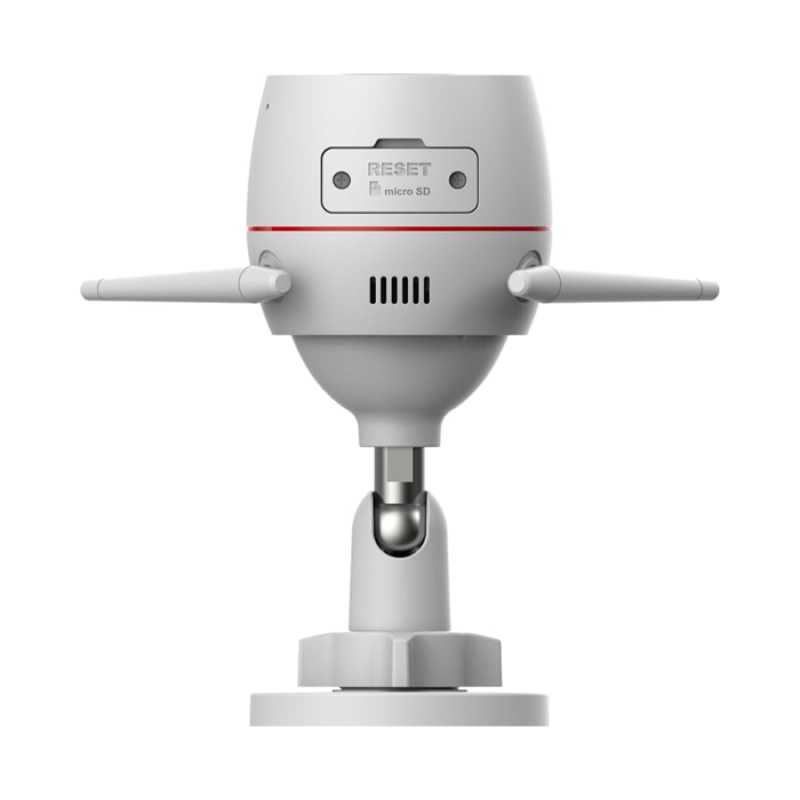 EZVIZ H3c, Caméra de sécurité WiFi extérieure 4MP 2K CCTV pour la maison avec vision nocturne couleur, détection de forme humaine AI, défense active, résistante aux intempéries, conversation bidirectionnelle, voix personnalisable, fonctionne avec Ale