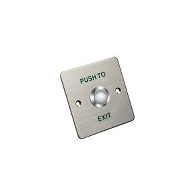 HIKVISON DS-K7P01 Bouton accessoire pour système de contrôle d'accès D'une simple pression, il permet aux utilisateurs de demander la sortie ou de déclencher l'alarme d'urgence