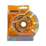INGCO DMD011152 - Disque à Tronçonner Diamant 115 x 22.2mm - Segment 7.5mm pour Béton & Brique - Coupe à Sec et à Eau pour Meuleuse D'angle