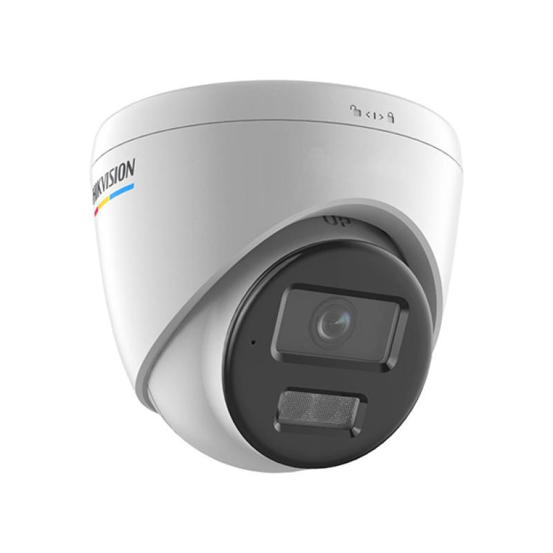 Hikvision DS-2CD1347G3-LIU (2.8mm) - Caméra IP Turret 4MP ColorVu & Smart Hybrid Light 30m - WDR 120dB - Microphone Intégré - Port MicroSD 512Go - PoE IP67 - Vidéosurveillance Pro
