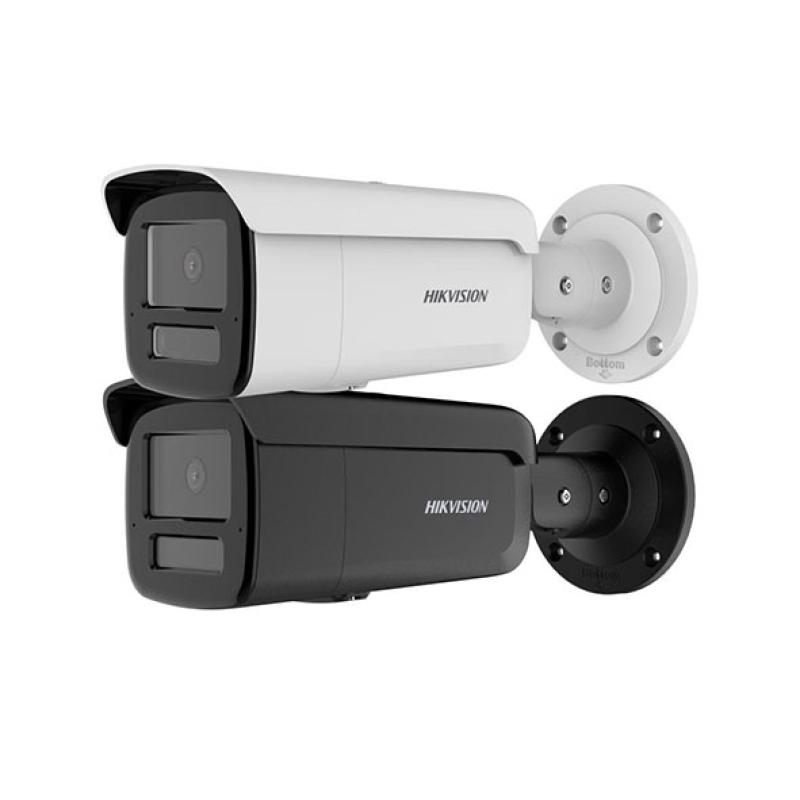 Hikvision DS-2CD2T43G2-2LI2U (2.8mm) - Caméra IP Tube 4MP - Technologie Smart Hybrid Light Couleur 60m - IA AcuSense Humains/Véhicules - Double Micro Intégré - Étanche IP67 & WDR 120dB - Idéale pour Surveillance Extérieure Nuit