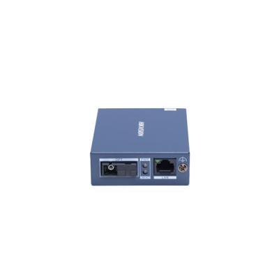 Convertisseur de Média Fibre Gigabit - 1 Port RJ45 10/100/1000 Mbps vers 1 Port Fibre Optique SC 1000 Mbps - Boîtier Métal Compact - Auto-MDIX - Extension Réseau & Vidéosurveillance Pro