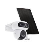 EZVIZ HB90 360° (CS-HB90/SP) - Caméra Extérieure Autonome Solaire Wi-Fi Dual Lens 4MP+4MP - Double Objectif - Vision Nocturne Couleur - IA Humain/Véhicule - MicroSD 512Go - IP65 Pro