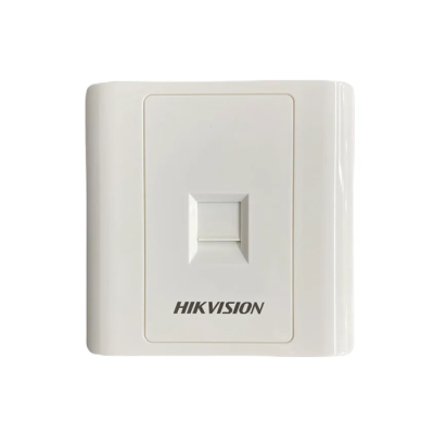 HIKVISION DS-1FPA1 - (Lot de 20 pièces) - Plaque de prise murale RJ45 (mondule non inclus)