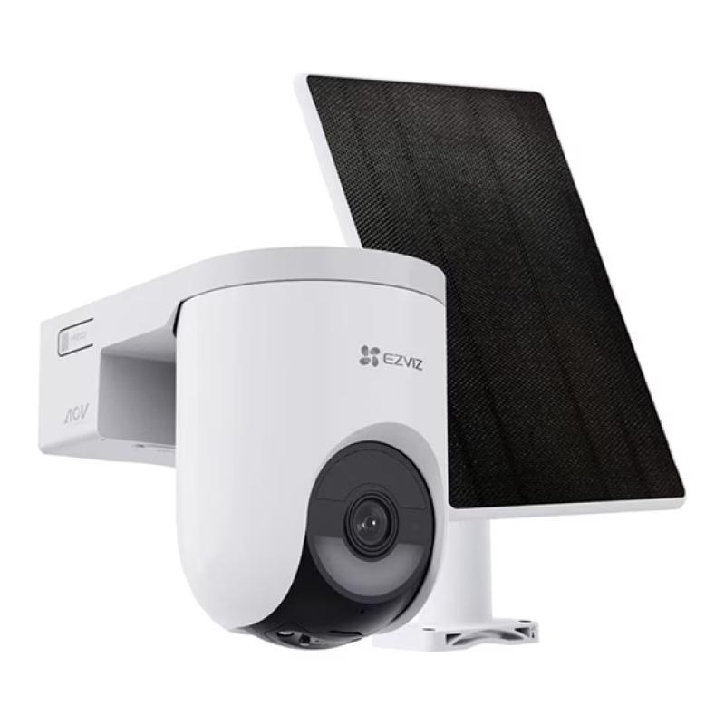 EZVIZ HB8c/SP 4MP (2K+) - Caméra Extérieure Motorisée 360° Batterie 5200mAh WiFi & 4G + Panneau Solaire - Vision Nocturne Couleur - IA Suivi Humains & Auto-Tracking - Sirène & Audio - Étanche IP65 - Vidéosurveillance Pro