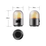 EZVIZ HGC2 3MP - Sirène d'Alarme 105dB avec Caméra Intégrée 2K - Vision Nocturne Couleur - Détection Humaine IA - IP65 Étanche - Wi-Fi - Carte MicroSD (512Go) - Sécurité Pro