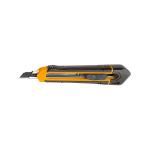 INGCO HKNS110925 - Cutter Professionnel à Molette 9x80mm - Lame Acier SK4 - Longueur 140mm - Verrouillage par Vis de Sécurité & Guide Inox